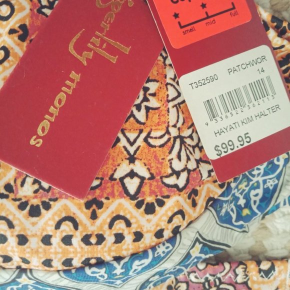 TIGERLILY Hayati Kim Halter Bikini Top NWT RRP$100 - Picture 3 of 9